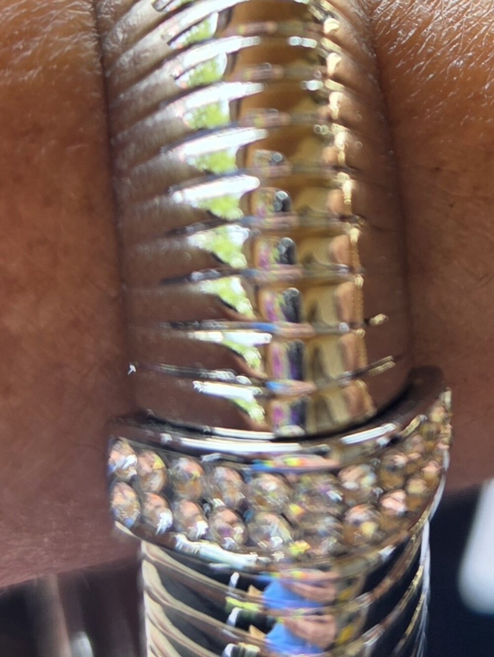 Park Lane Silver-Tone Tanner Bracelet with  Micro Clear Crystal